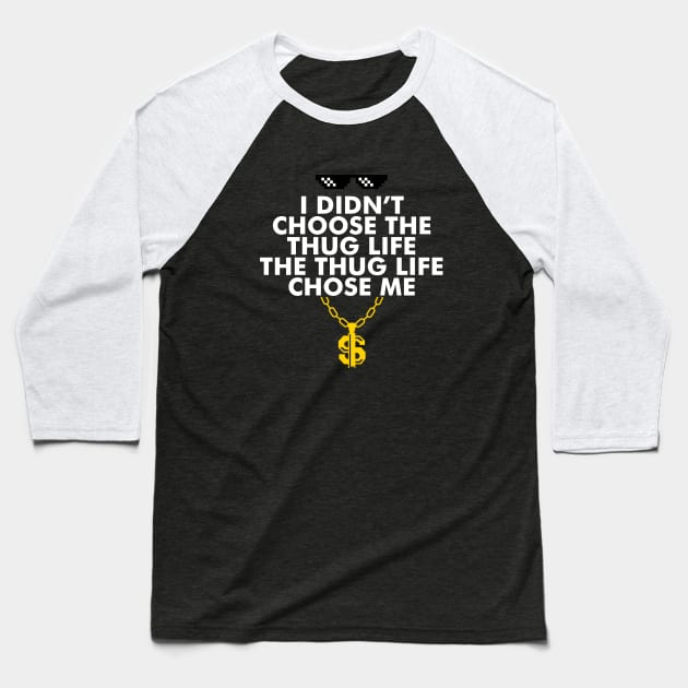 Thug Life Baseball T-Shirt by Printnation